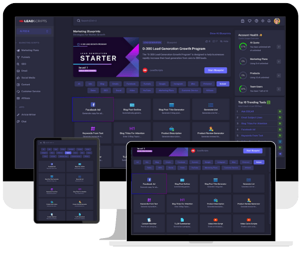 LeadScripts AI Marketing Suite